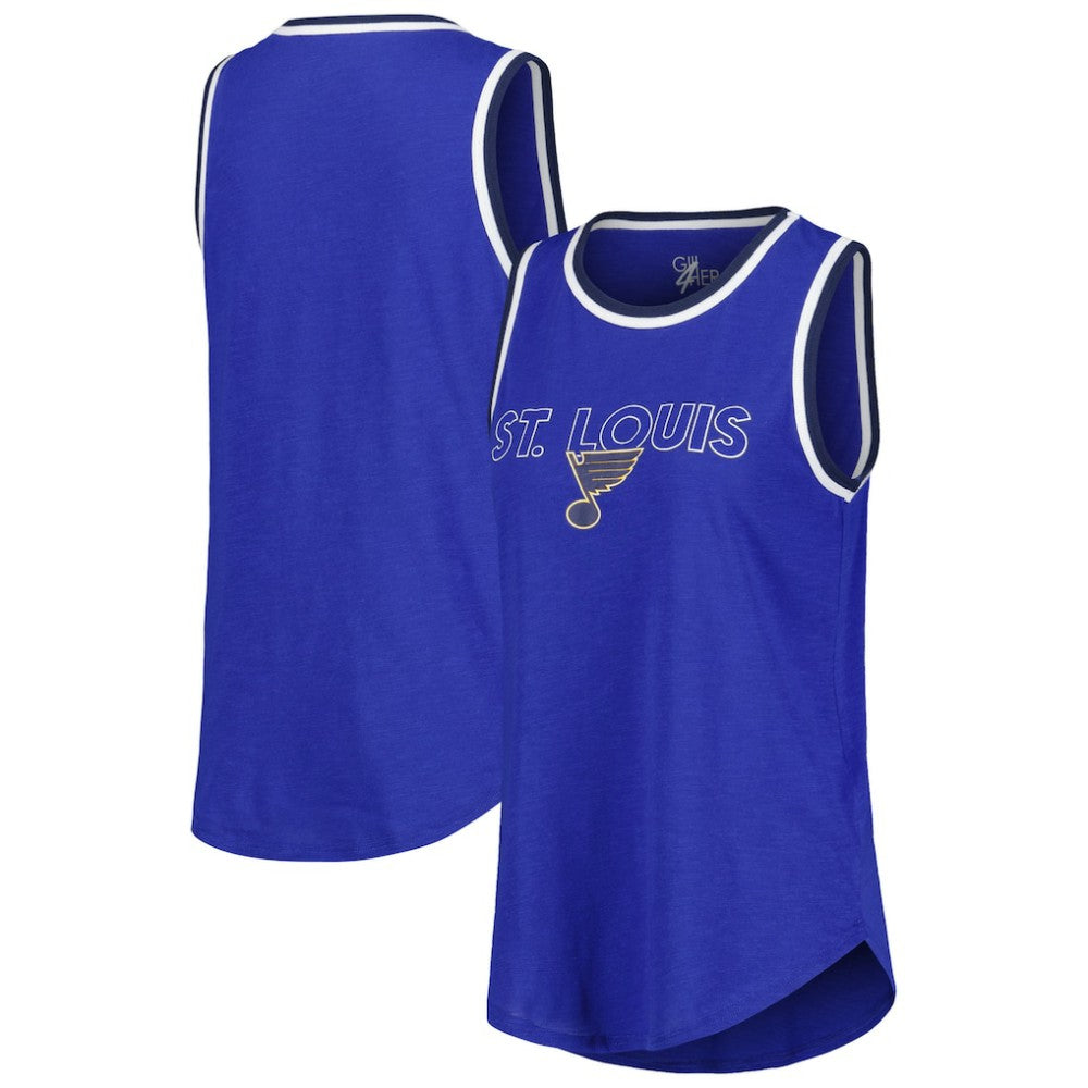 St. Louis Blues G-III 4Her by Carl Banks Women's Strategy Tank Top Discount