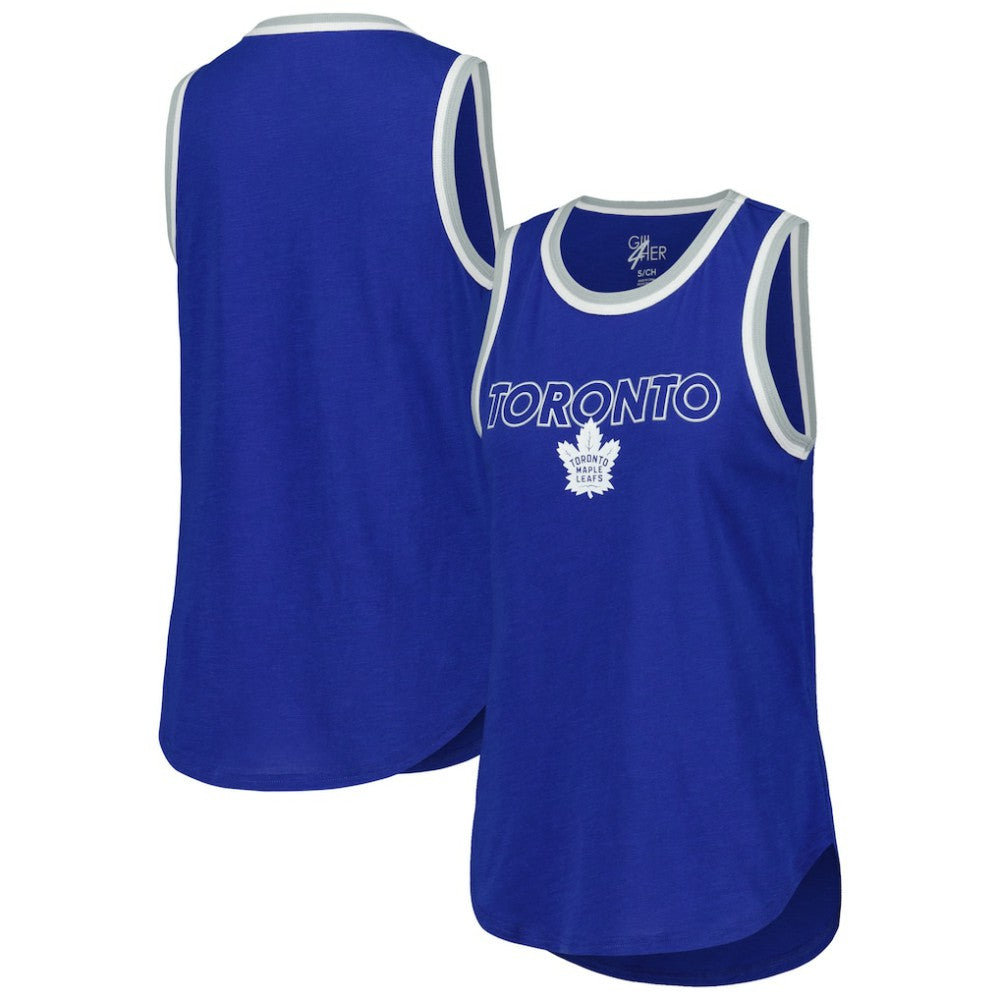 Toronto Maple Leafs G-III 4Her by Carl Banks Women's Strategy Tank Top On Sale