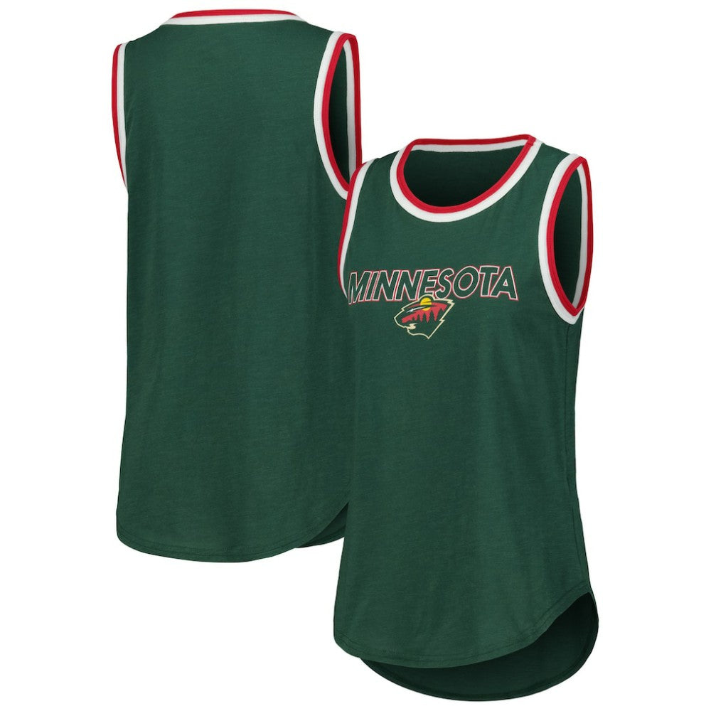 Minnesota Wild G-III 4Her by Carl Banks Women's Strategy Tank Top Sale