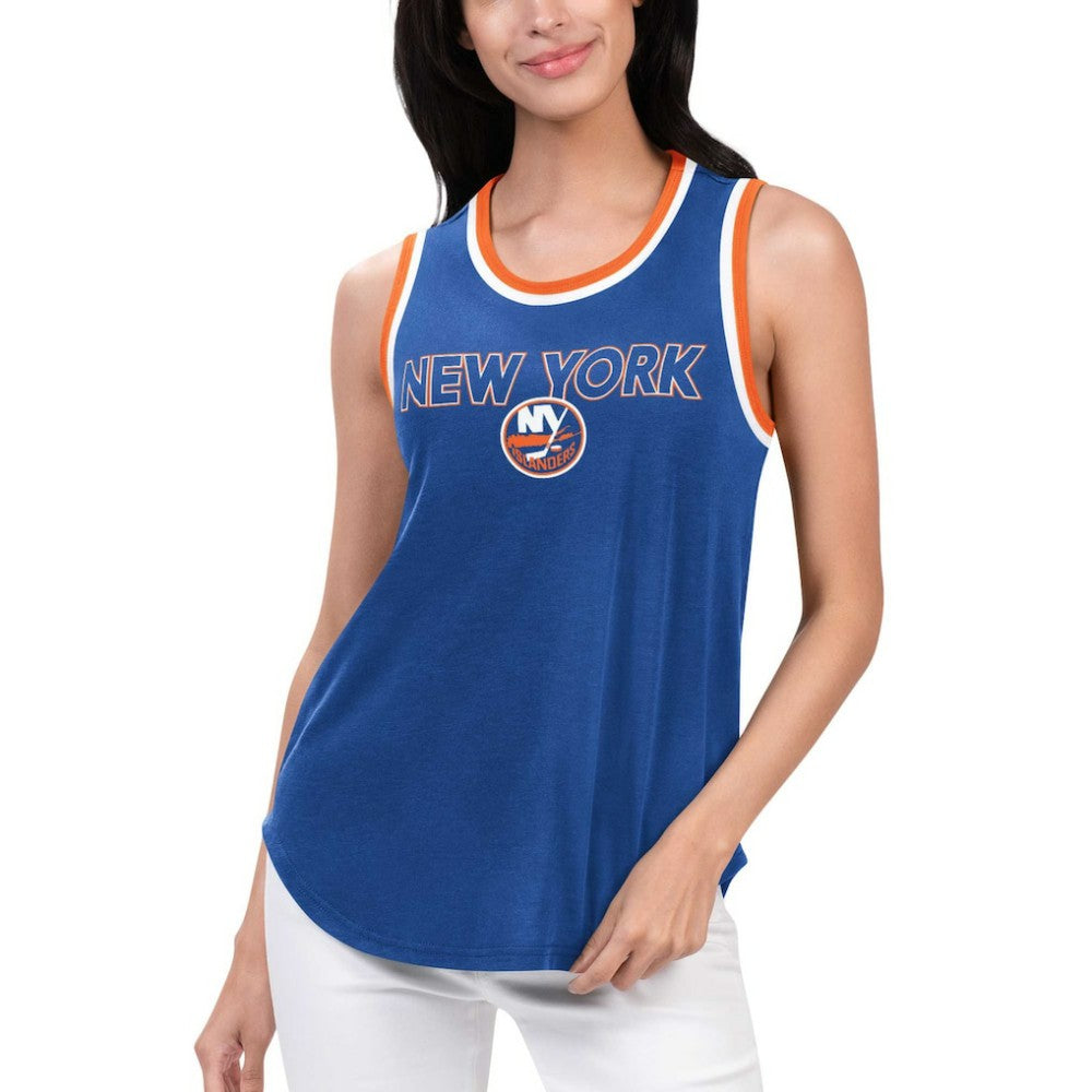 New York Islanders G-III 4Her by Carl Banks Women's Strategy Tank Top For Sale