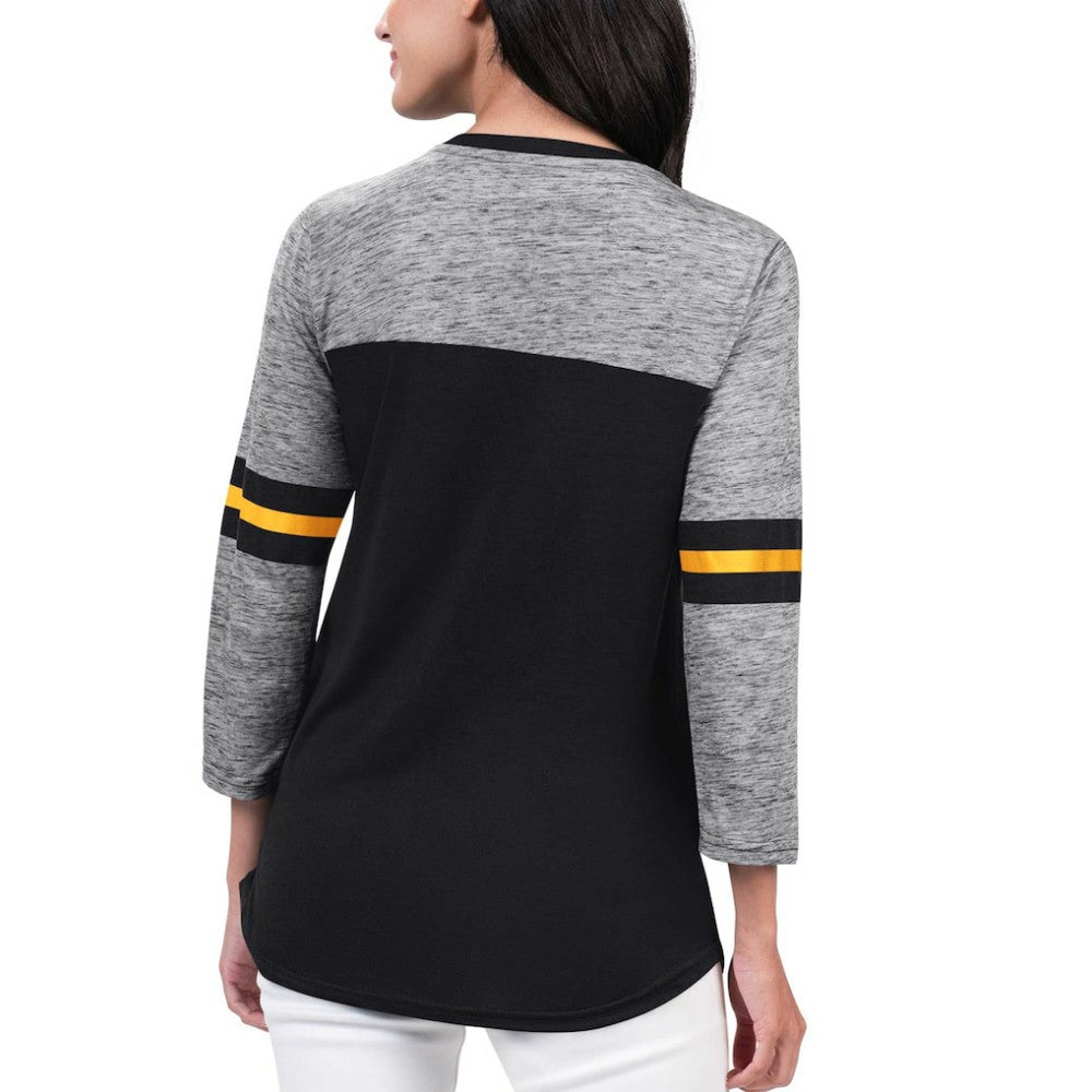 Boston Bruins G-III 4Her by Carl Banks Women's Play The Game 3/4-Sleeve T-Shirt Online