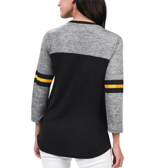 Boston Bruins G-III 4Her by Carl Banks Women's Play The Game 3/4-Sleeve T-Shirt Online