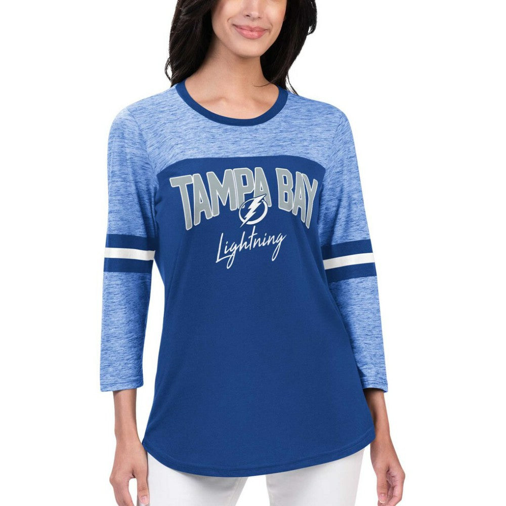Tampa Bay Lightning G-III 4Her by Carl Banks Women's Play The Game 3/4-Sleeve T-Shirt On Sale