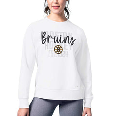 Boston Bruins MSX by Michael Strahan Women's Millie Raglan Pullover Sweatshirt On Sale