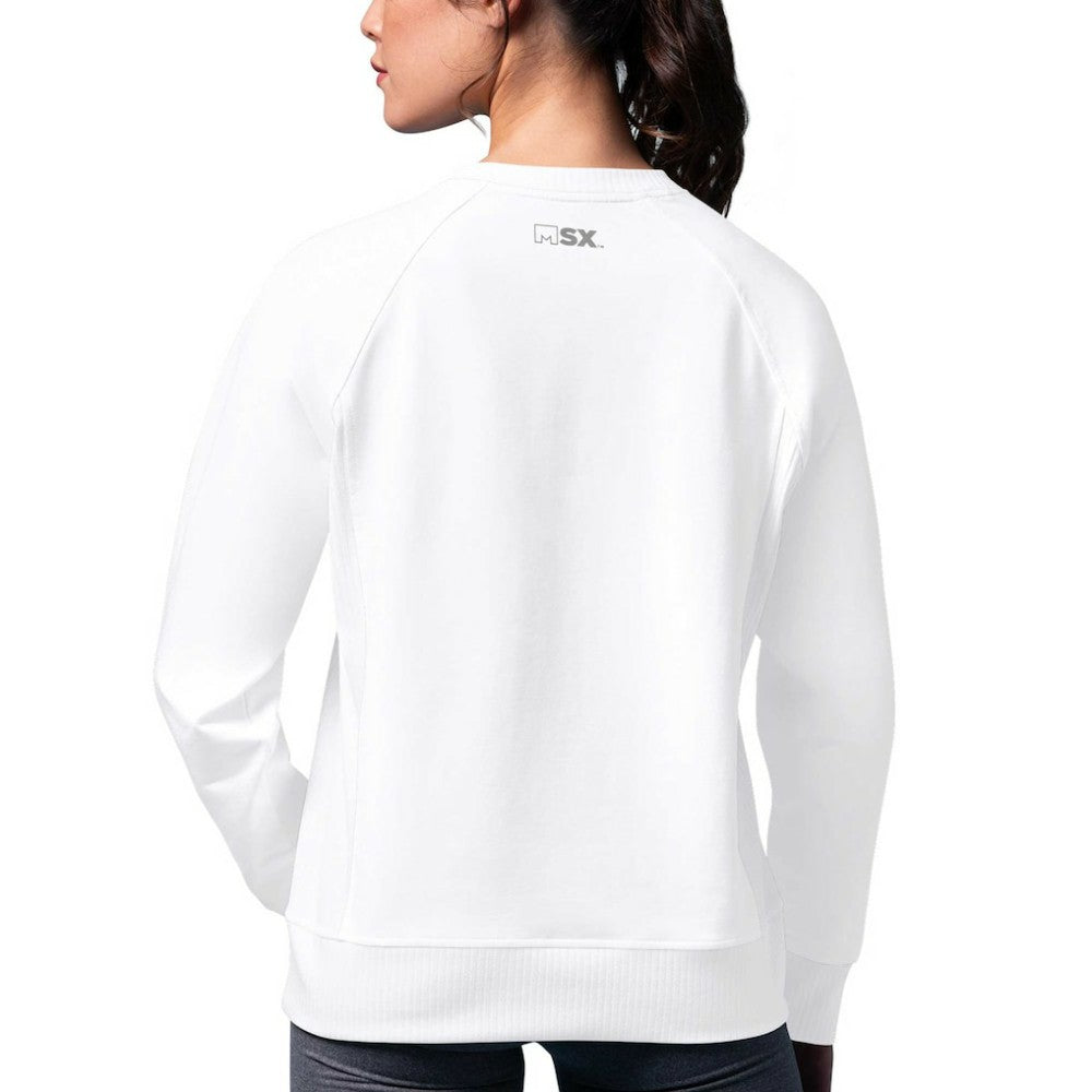 Boston Bruins MSX by Michael Strahan Women's Millie Raglan Pullover Sweatshirt On Sale