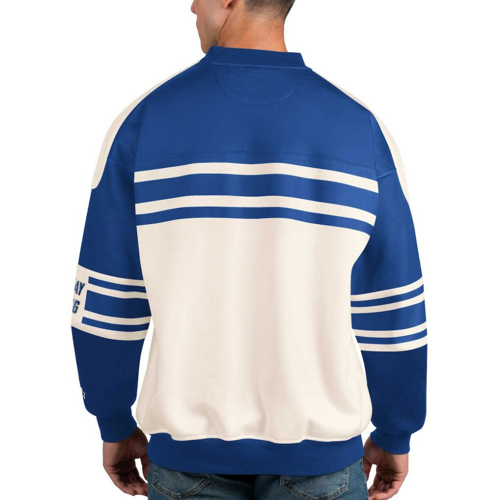 Tampa Bay Lightning Starter Defense Fleece Crewneck Pullover Sweatshirt Sale