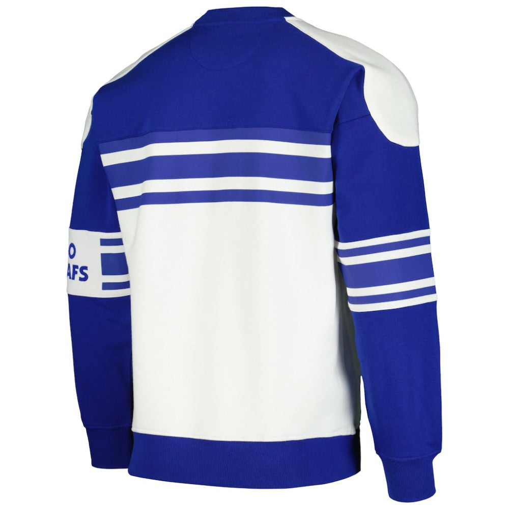 Toronto Maple Leafs Starter Defense Fleece Crewneck Pullover Sweatshirt Sale