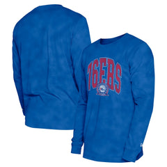 Philadelphia 76ers Unisex Oversized Essentials Enzyme Wash Long Sleeve T-Shirt Outlet