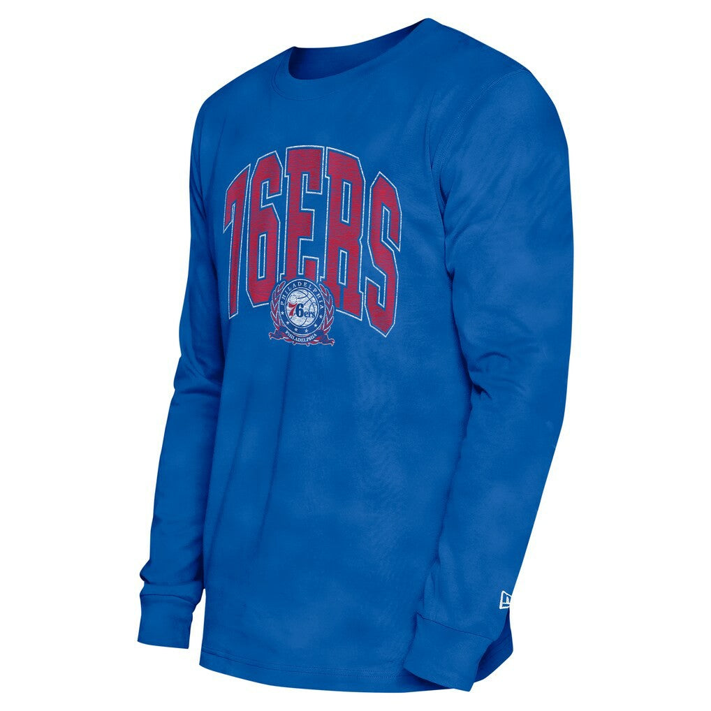 Philadelphia 76ers Unisex Oversized Essentials Enzyme Wash Long Sleeve T-Shirt Outlet