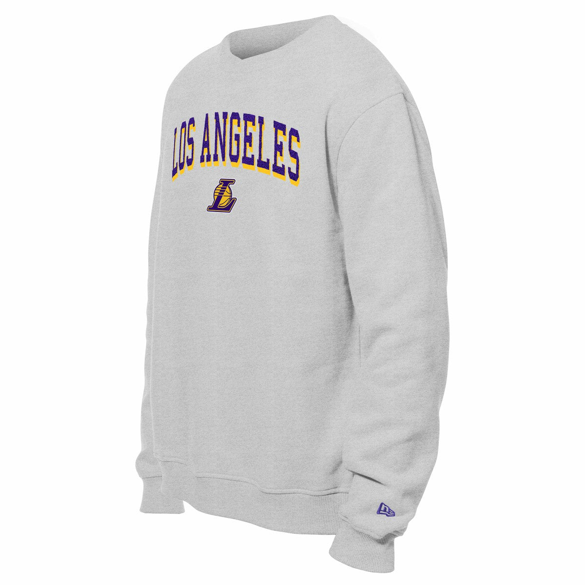 Los Angeles Lakers Chenille Cross Over Pullover Sweatshirt New