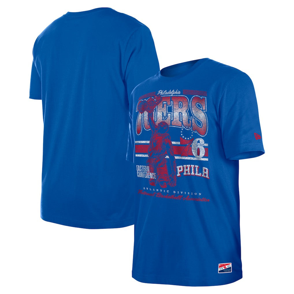 Philadelphia 76ers Enzyme Wash Oversized T-Shirt New