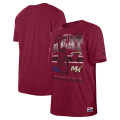 Miami Heat Enzyme Wash Oversized T-Shirt New