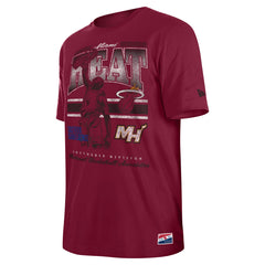 Miami Heat Enzyme Wash Oversized T-Shirt New