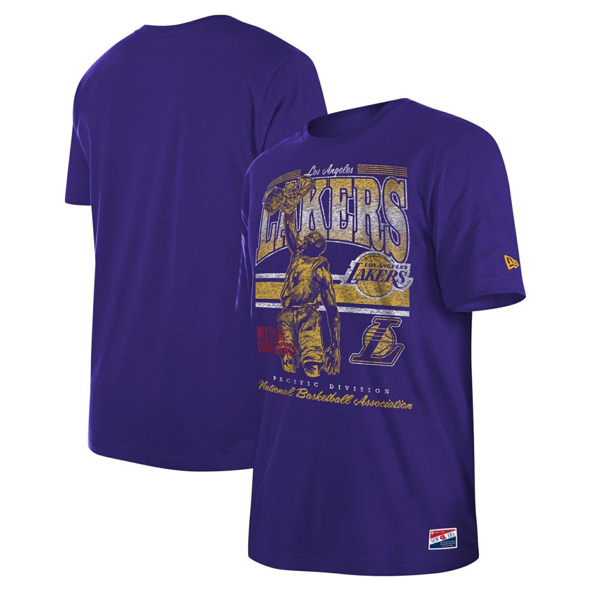 Los Angeles Lakers Enzyme Wash Oversized T-Shirt Online