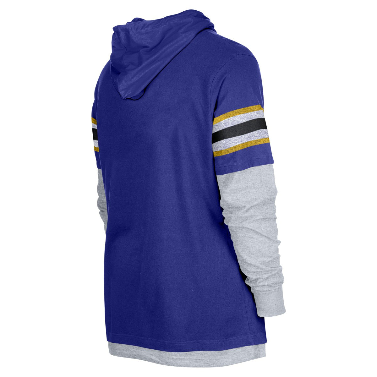 Los Angeles Lakers Layered Long Sleeve Hoodie T-Shirt New