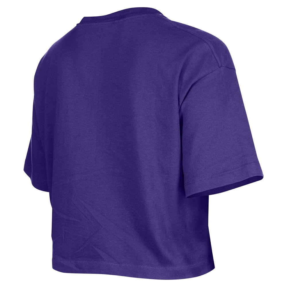 Los Angeles Lakers Women's Oversized Boxy Crop T-Shirt Discount