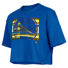 Golden State Warriors Women's Oversized Boxy Crop T-Shirt sale Online