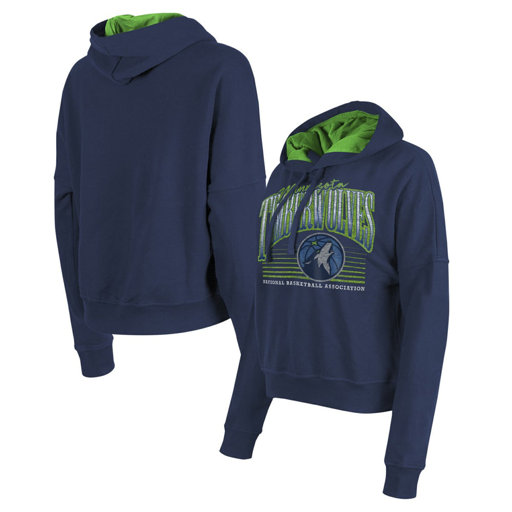 Minnesota Timberwolves Women's Boxy Pullover Hoodie Online