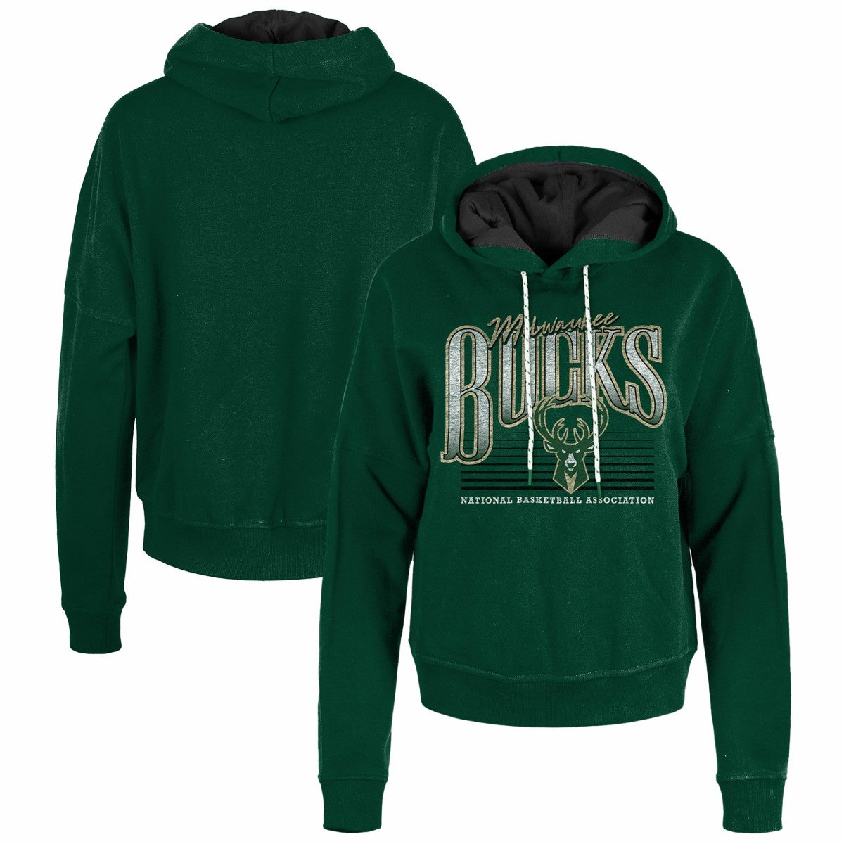 Milwaukee Bucks Women's Boxy Pullover Hoodie Online