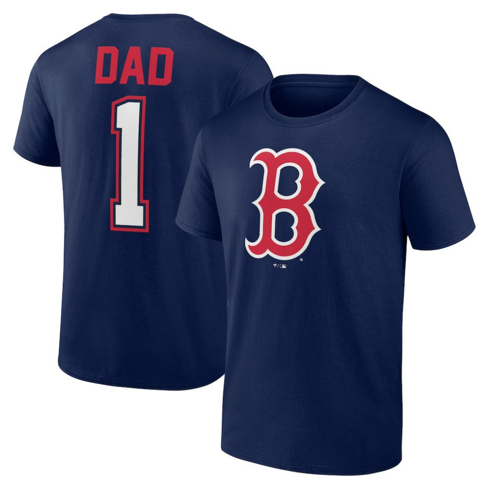 Boston Red Sox Father's Day #1 Dad T-Shirt | MLB Outlet