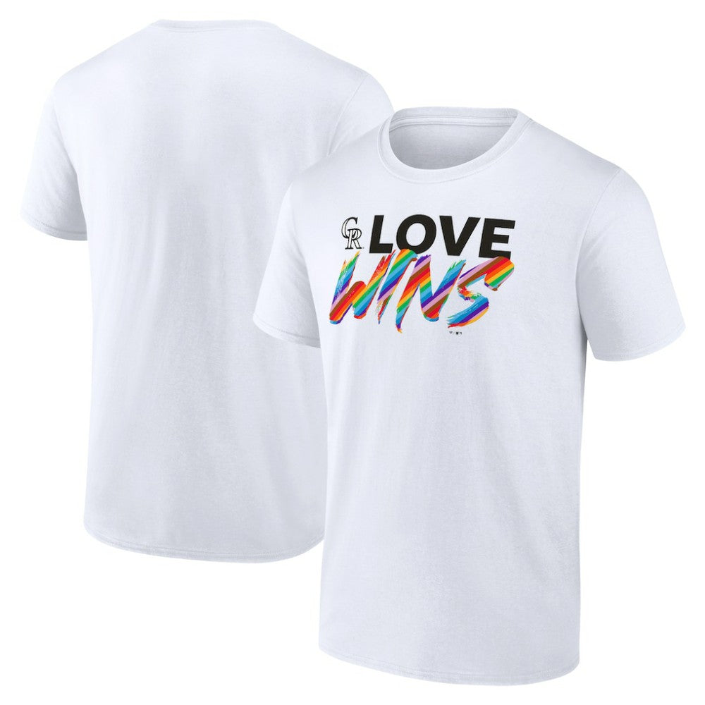 Colorado Rockies Love Wins T-Shirt | MLB Shop