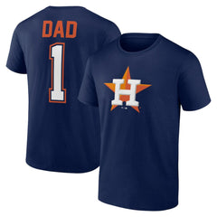 Houston Astros Father's Day #1 Dad T-Shirt | MLB For sale