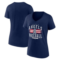 Los Angeles Angels Women's Americana Team V-Neck T-Shirt | MLB US