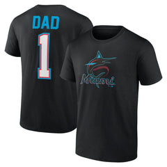 Miami Marlins Father's Day #1 Dad T-Shirt | MLB Discount