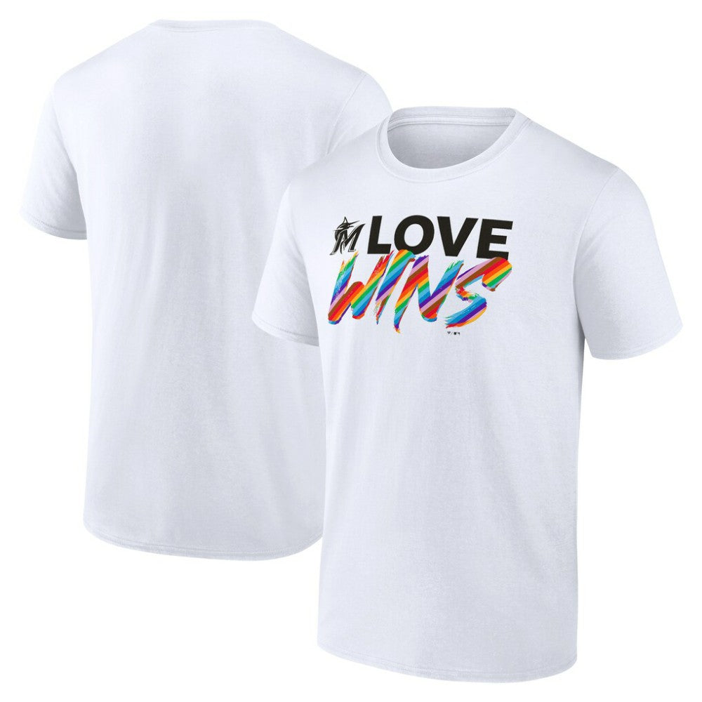Miami Marlins Love Wins T-Shirt | MLB Online