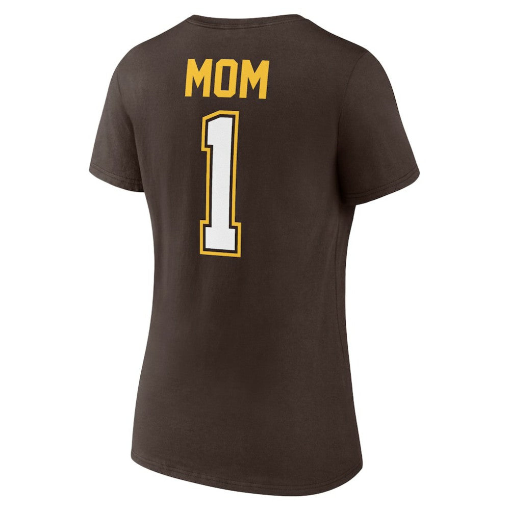 San Diego Padres Women's Mother's Day #1 Mom V-Neck T-Shirt | MLB Online