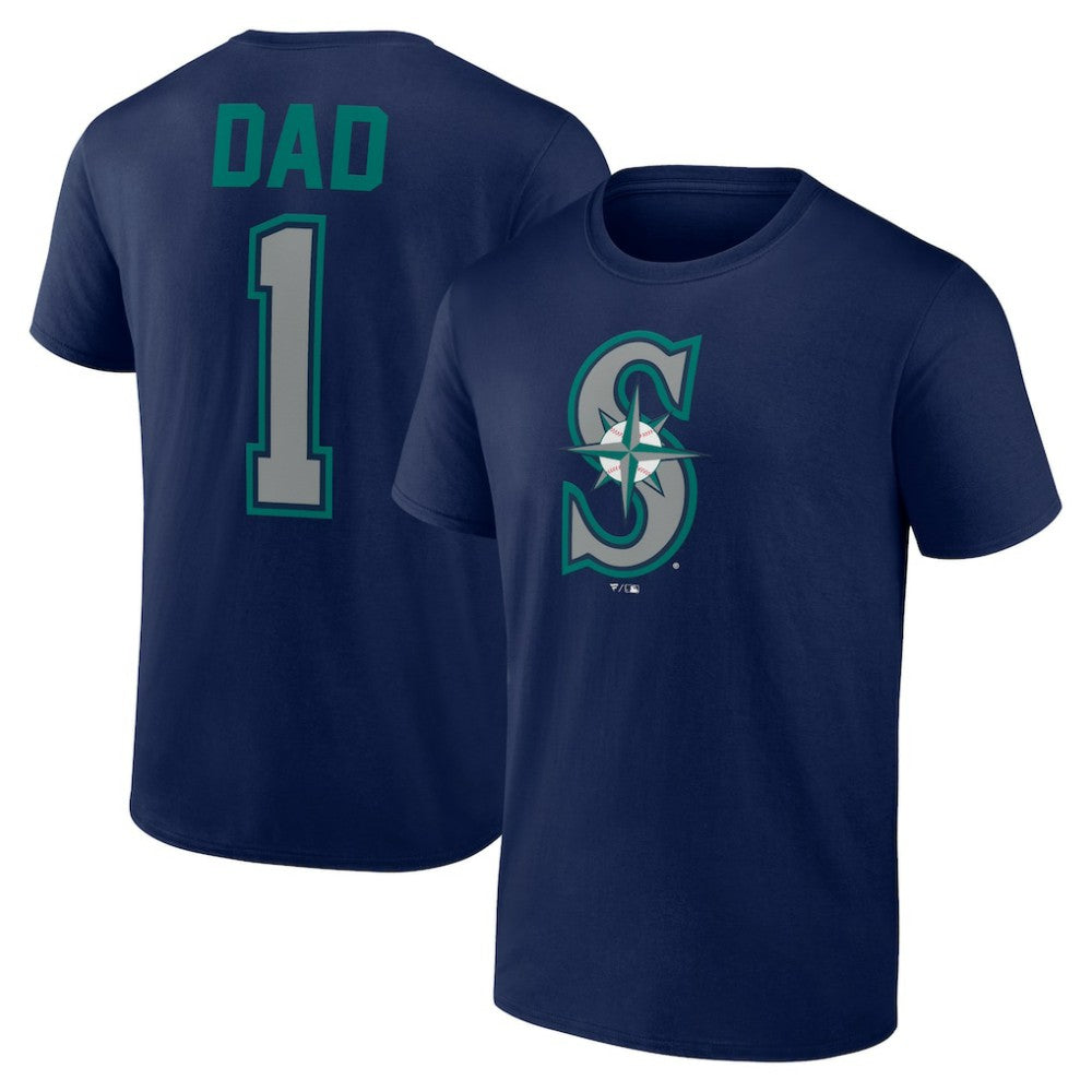 Seattle Mariners Father's Day #1 Dad T-Shirt | MLB US
