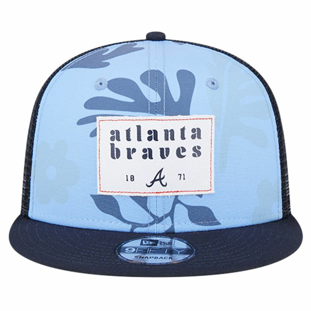 Atlanta Braves New Era Bikini Bottom Trucker 9FIFTY Snapback Hat | MLB Online