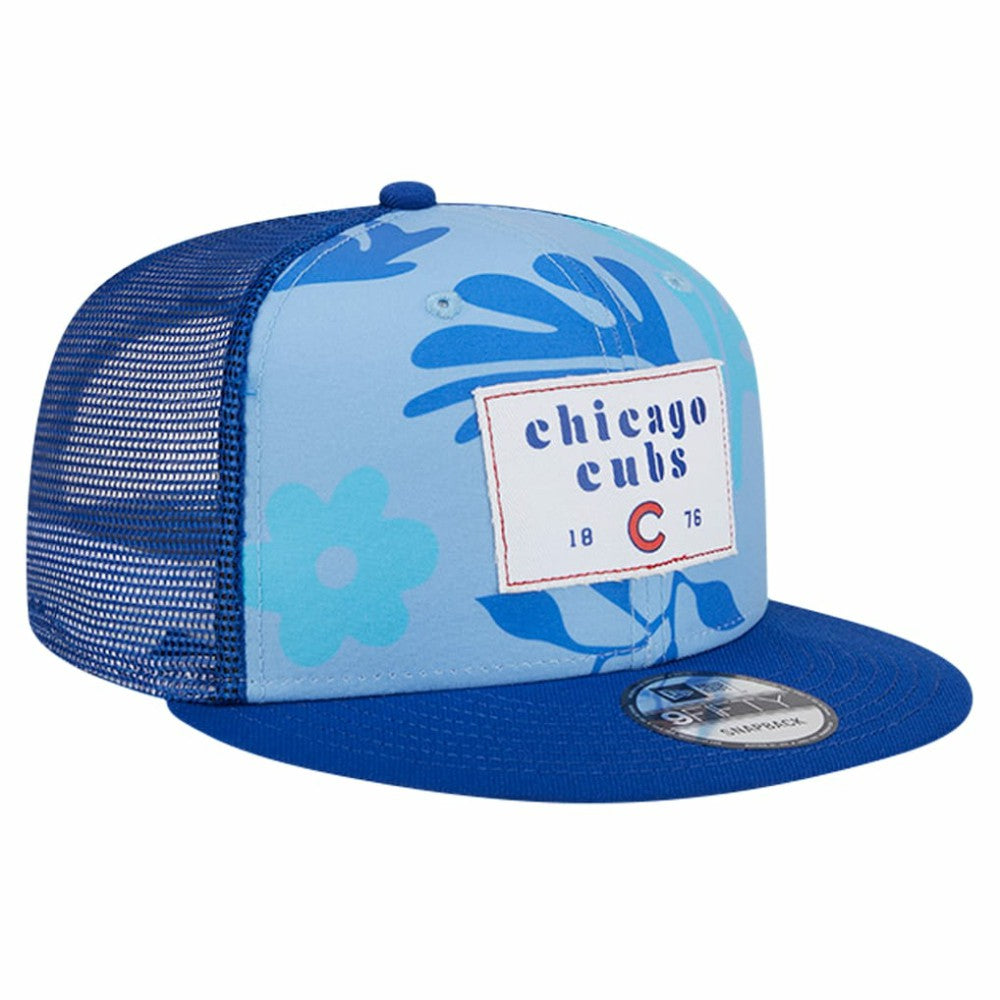 Chicago Cubs New Era Bikini Bottom Trucker 9FIFTY Snapback Hat | MLB Shop