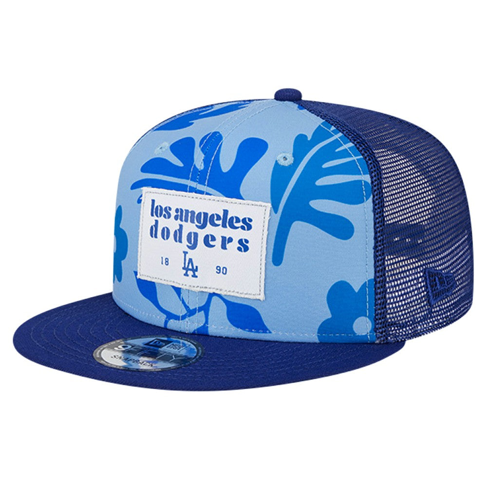 Los Angeles Dodgers New Era Bikini Bottom Trucker 9FIFTY Snapback Hat | MLB Outlet