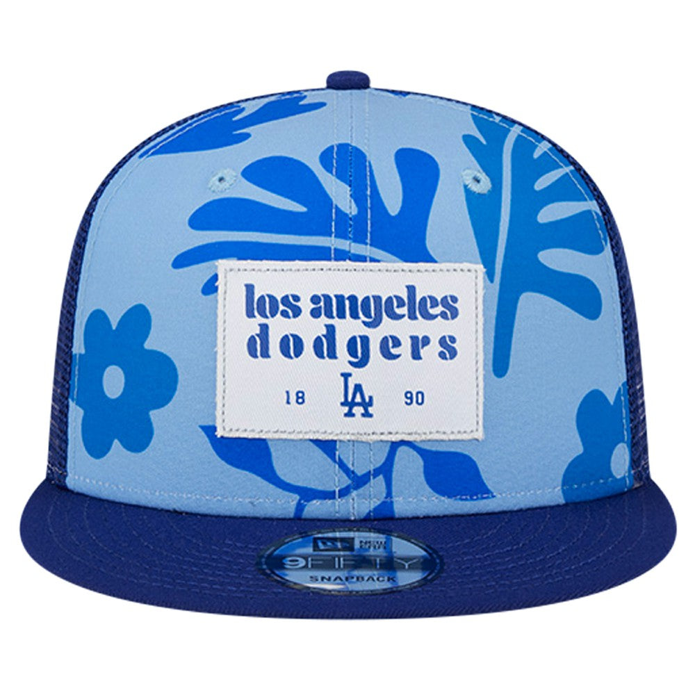 Los Angeles Dodgers New Era Bikini Bottom Trucker 9FIFTY Snapback Hat | MLB Outlet