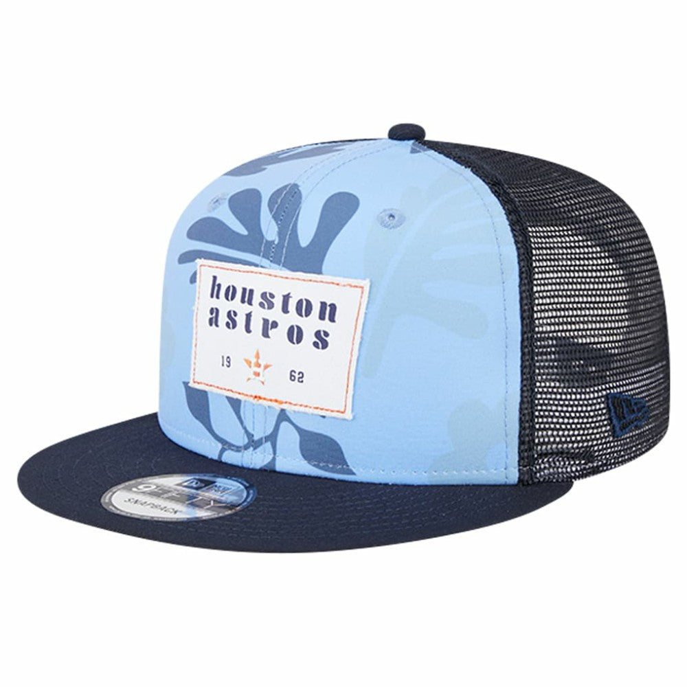Houston Astros New Era Bikini Bottom Trucker 9FIFTY Snapback Hat | MLB Outlet
