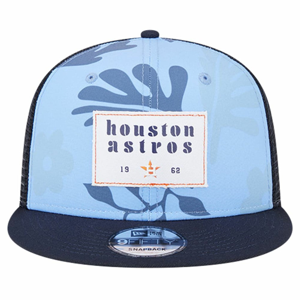 Houston Astros New Era Bikini Bottom Trucker 9FIFTY Snapback Hat | MLB Outlet