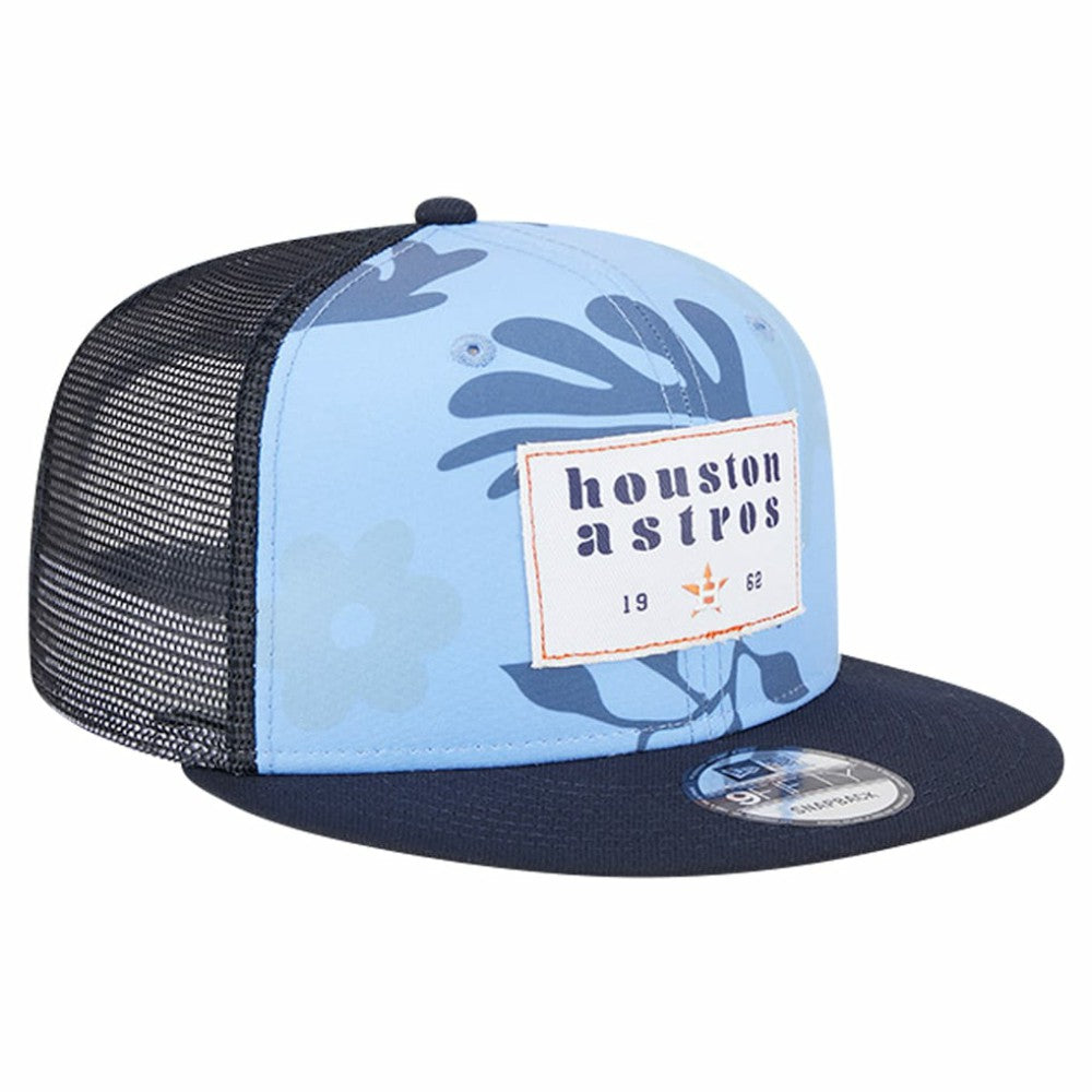 Houston Astros New Era Bikini Bottom Trucker 9FIFTY Snapback Hat | MLB Outlet