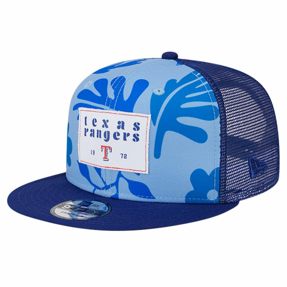 Texas Rangers New Era Bikini Bottom Trucker 9FIFTY Snapback Hat | MLB Shop