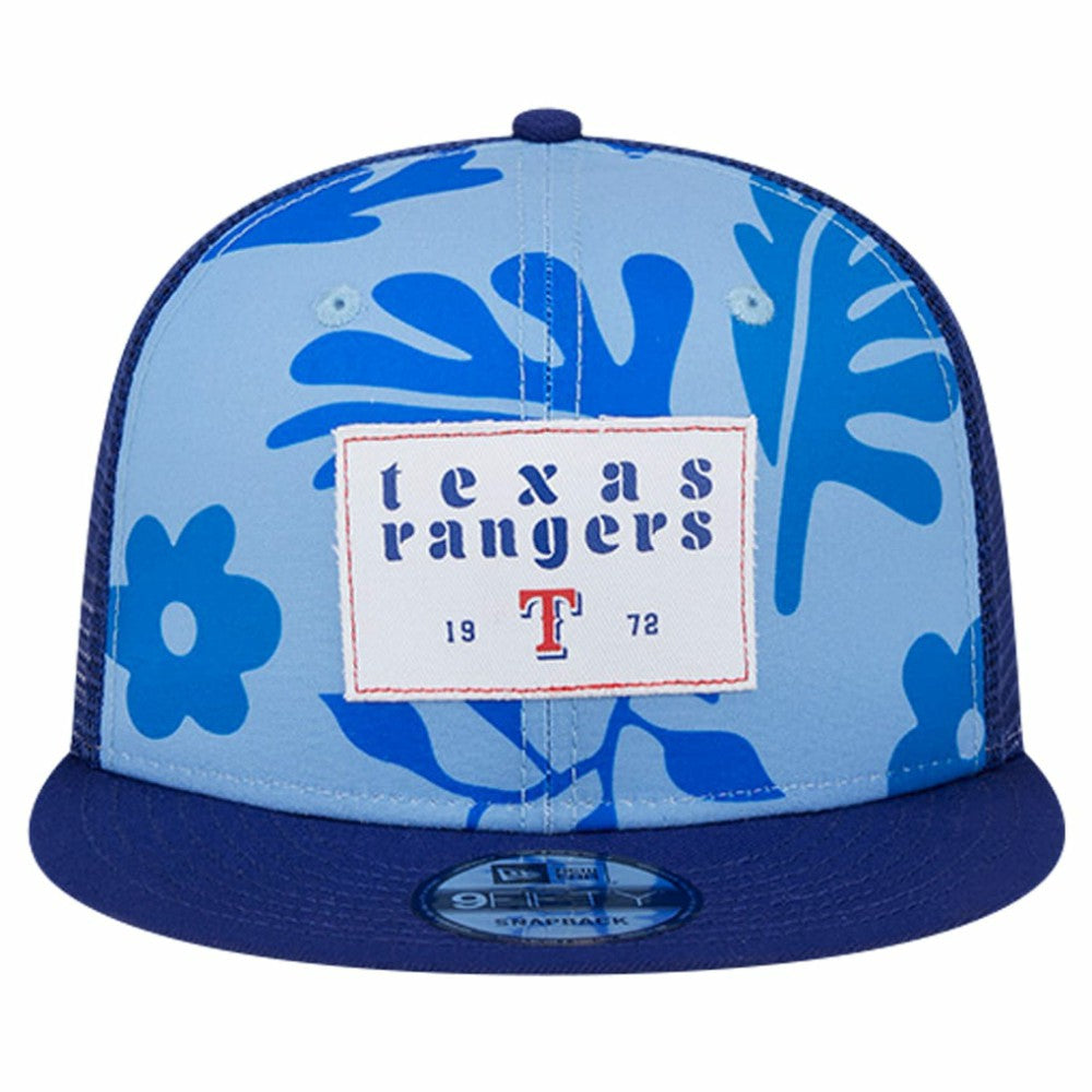 Texas Rangers New Era Bikini Bottom Trucker 9FIFTY Snapback Hat | MLB Shop