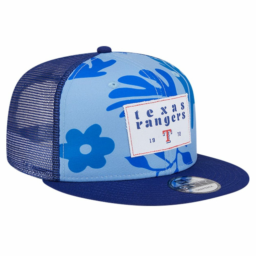 Texas Rangers New Era Bikini Bottom Trucker 9FIFTY Snapback Hat | MLB Shop