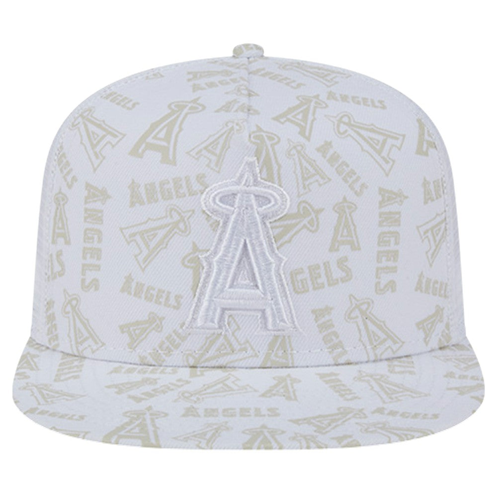 Los Angeles Angels New Era Logo Dunes A-Frame Trucker 9FIFTY Snapback Hat | MLB New