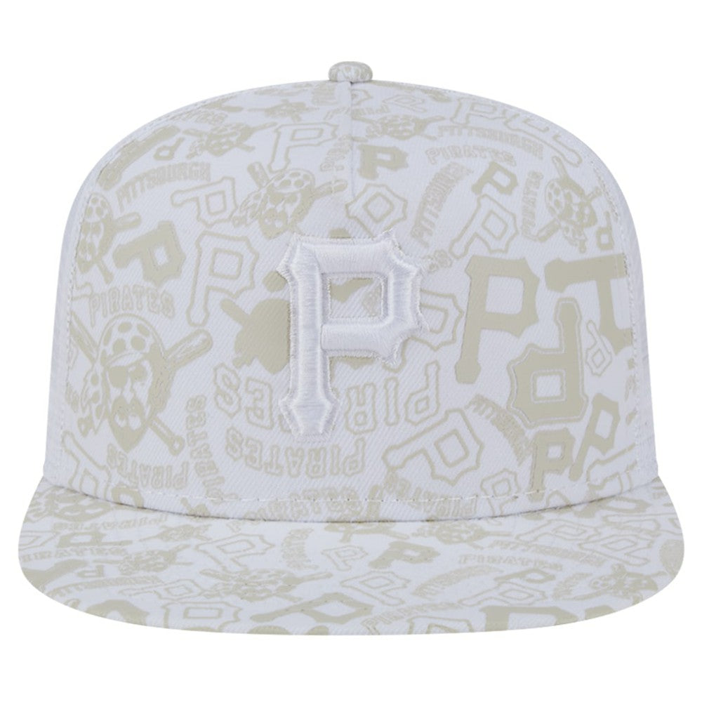 Pittsburgh Pirates New Era Logo Dunes A-Frame Trucker 9FIFTY Snapback Hat | MLB Sale
