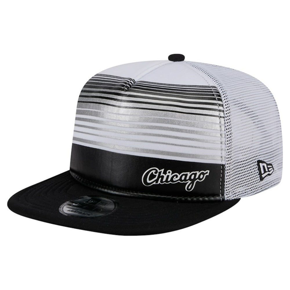 Chicago White Sox New Era Team Horizon 9FIFTY A-Frame Trucker Snapback Hat | MLB Discount