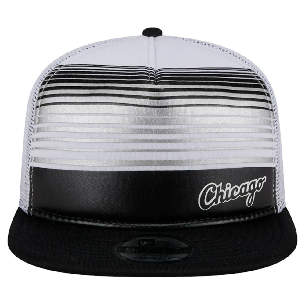 Chicago White Sox New Era Team Horizon 9FIFTY A-Frame Trucker Snapback Hat | MLB Discount