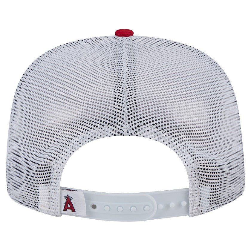 Los Angeles Angels New Era Team Horizon 9FIFTY A-Frame Trucker Snapback Hat | MLB New