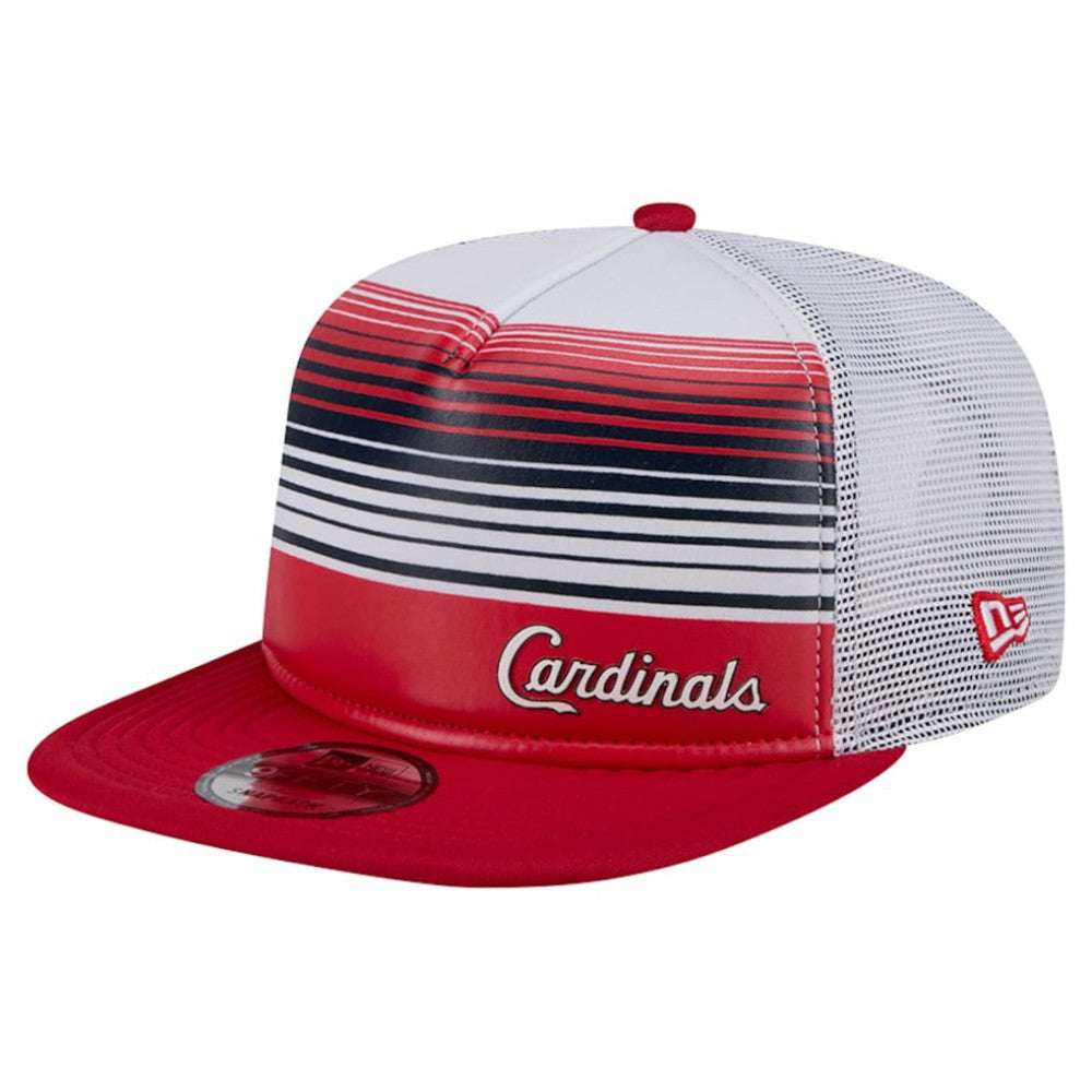 St. Louis Cardinals New Era Team Horizon 9FIFTY A-Frame Trucker Snapback Hat | MLB Near me