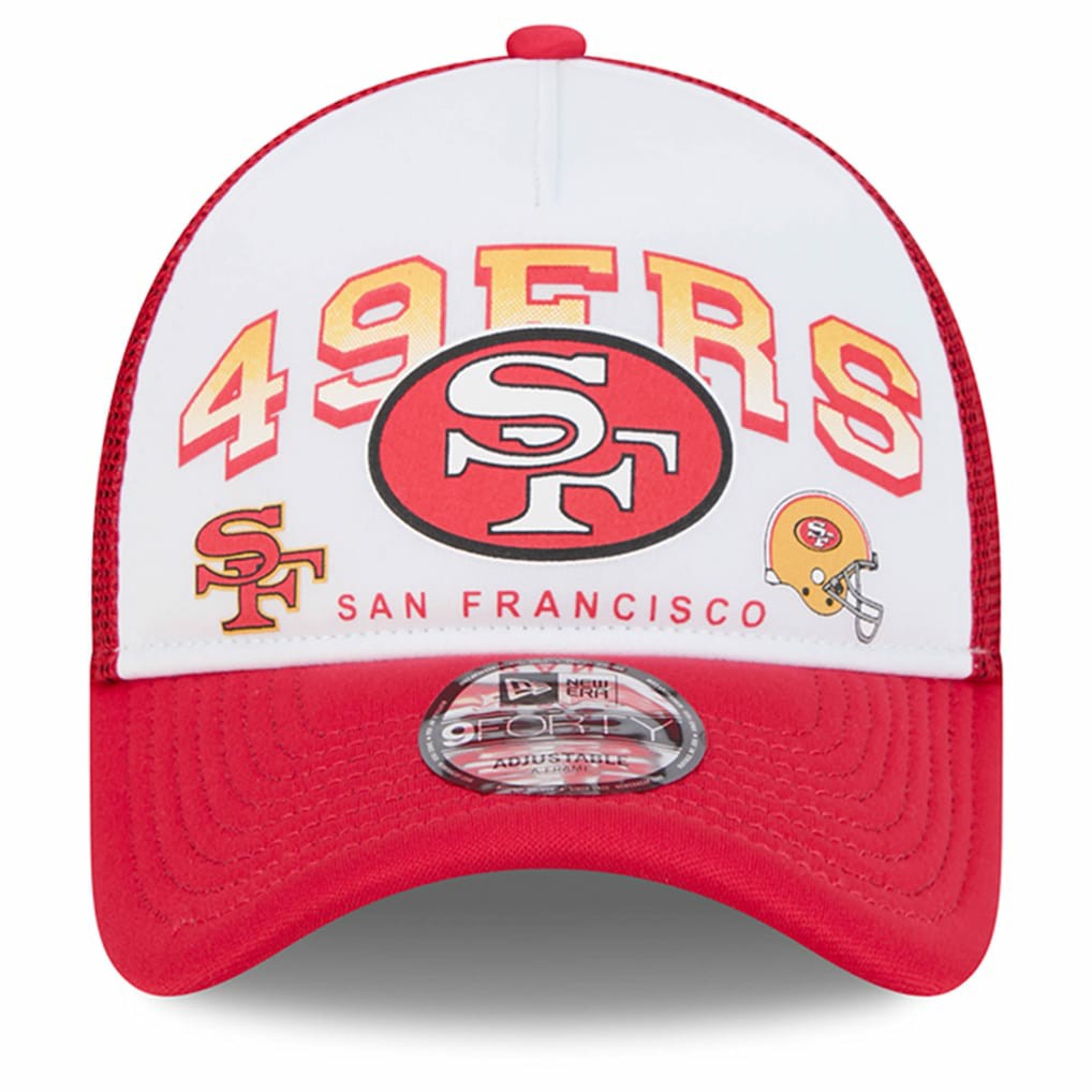 San Francisco 49ers New Era Retro Wordmark A-Frame 9FORTY Adjustable Hat