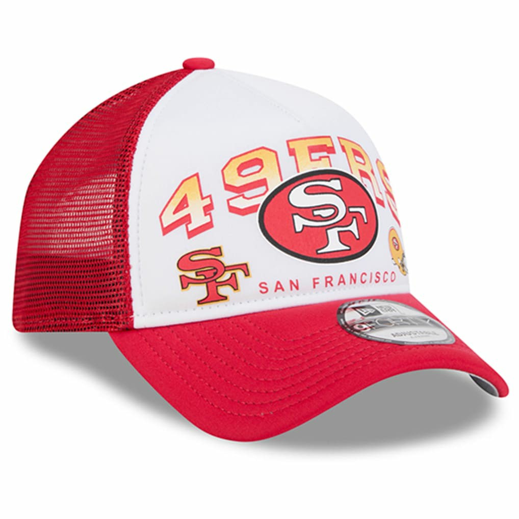 San Francisco 49ers New Era Retro Wordmark A-Frame 9FORTY Adjustable Hat