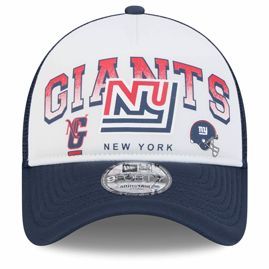 New York Giants New Era Retro Wordmark A-Frame 9FORTY Adjustable Hat